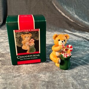 Porcelain bear Hallmark Keepsake Ornament